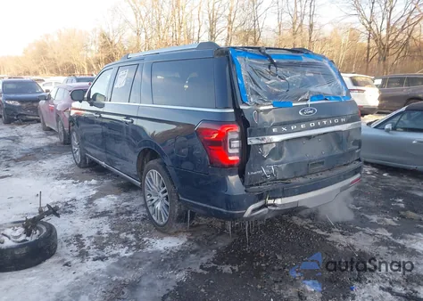 2023 Ford Expedition Limited Max z USA, uszkodzony, nr VIN 1FMJK2A81PEA22712